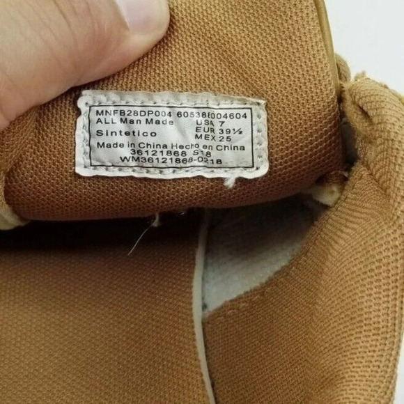 Fubu Size 7 Women's Memory Foam Cappuccino Color Light Weight Sintetico Sneakers - Picture 3 of 12